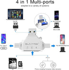 SD/Micro SD Card Reader for iPhone/ipad/Android/Mac/Computer/Camera, Portable - Image 3