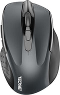 TECKNET Wireless Mouse Silent 4800 DPI Computer USB A & Bluetooth Mouse 6 by Tecknet