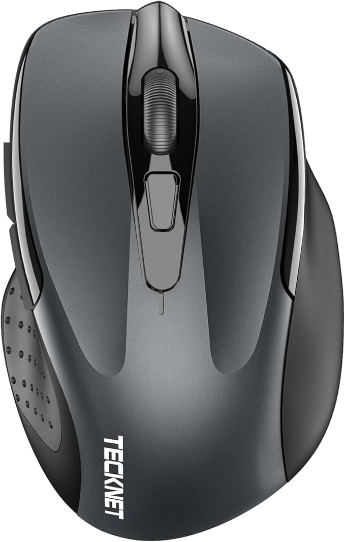TECKNET Wireless Mouse Silent 4800 DPI Computer USB A & Bluetooth Mouse 6 by Tecknet