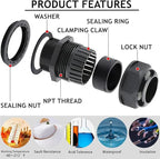 Cable Glands-PENGLIN 2” NPT Nylon Cable Connector, IP68 Waterproof Strain - Image 3