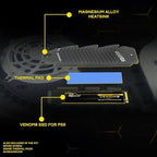 Fantom Drives - VENOM8 2TB NVMe Gen 4 M.2 Internal SSD - PS5 Memory Upgrade 3D - Image 5