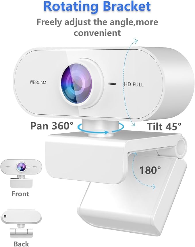 Webcam 1080P HD Webcam for PC, Web cam - Image 2
