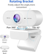 Webcam 1080P HD Webcam for PC, Web cam - Image 5