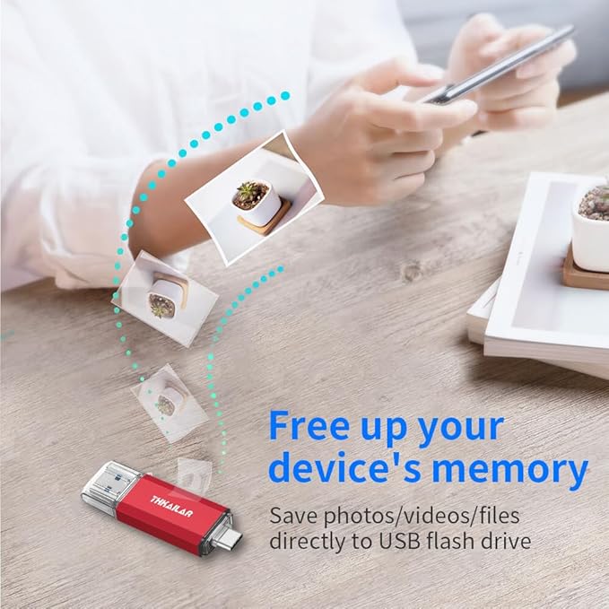 Thkailar USB C Flash Drive 256GB, USB Flash Drive - Image 4