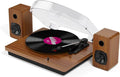 Record Player for Vinyl with 30W Speakers Upgraded，3-Speed can Play by Mersoco