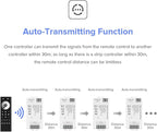 BTF-LIGHTING C01RF Tuya Controller Support PWM 5050SMD FCOB COB Single Color - Image 5