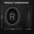 Premium Replacement Ear Pads for Bose Bose QC45– Soft Protein Leather & Memory - Image 8
