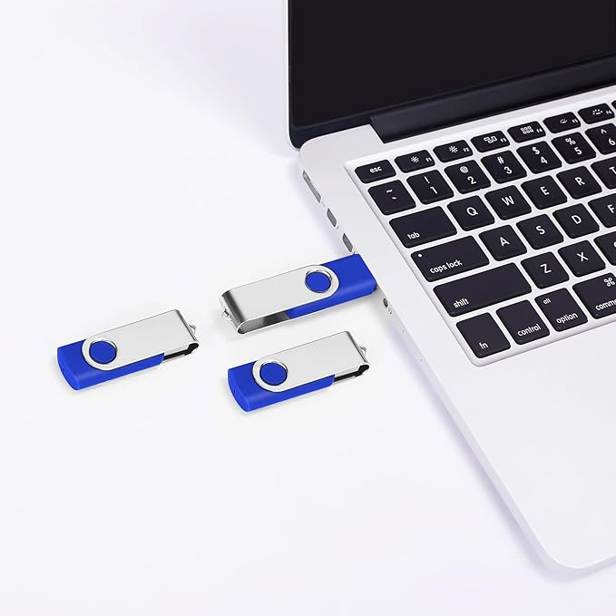 2GB Bulk Flash Drives 50 Pack EASTBULL USB 2.0 Metal Flash Drives Bulk Swivel - Image 2