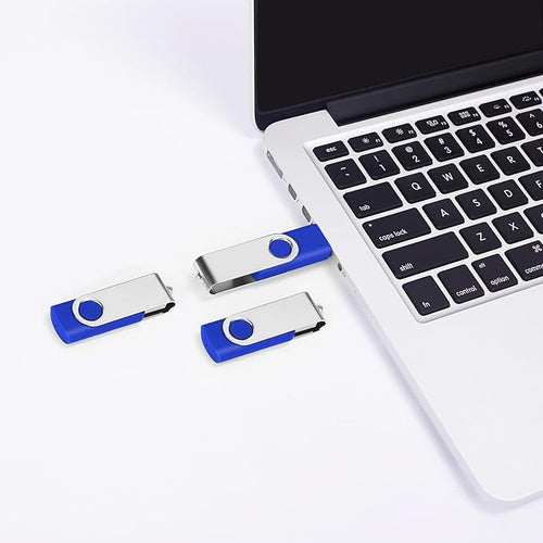 2GB Bulk Flash Drives 50 Pack EASTBULL USB 2.0 Metal Flash Drives Bulk Swivel - Image 2