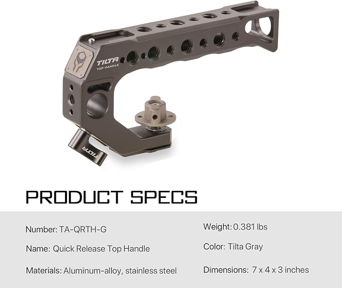 Tilta Quick Release Top Handle - - Image 3