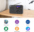 Ocean Digital WR-18 Handheld Portable Internet Radio, Micro SD, Rechargeable - Image 7