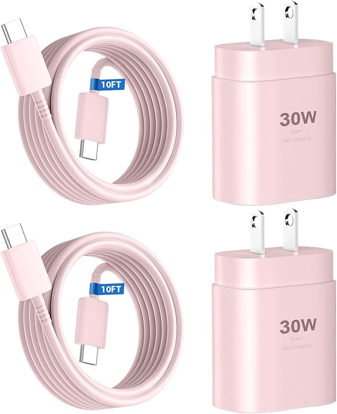 Phone 16 15 Charger 10FT USB C to C Fast Charging Cord, 30w USB C Phone 16 15 by DiHines