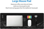 Japanese Gaming Mouse Pad Black Mouse Pad Kanagawa Large Mousepad Non-Slip - Image 4