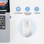 TECKNET Rechargeable Wireless Mouse, 2.4G Silent Mouse, Quiet Click, 6 - Image 6