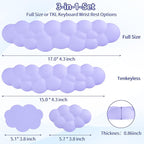 Cloud Wrist Rest Keyboard, Cloud Keyboard Wrist Pad Set - Image 7
