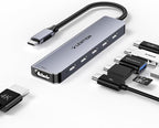 LENTION 6-in-1 USB C Hub Dock - Image 9