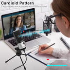 FIFINE USB Microphone for Zoom Video Meeting Online Class on PC Computer - Image 4