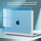 CISSOOK Compatible with MacBook Air 13.6 inch Case 2022 2024 2025 Release Model - Image 7