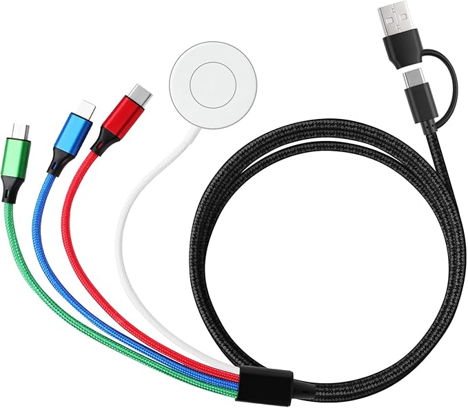 Charger Compatible for Apple Watch, 4 in 2 Multi Charging Cable for Multiple by Nefuo