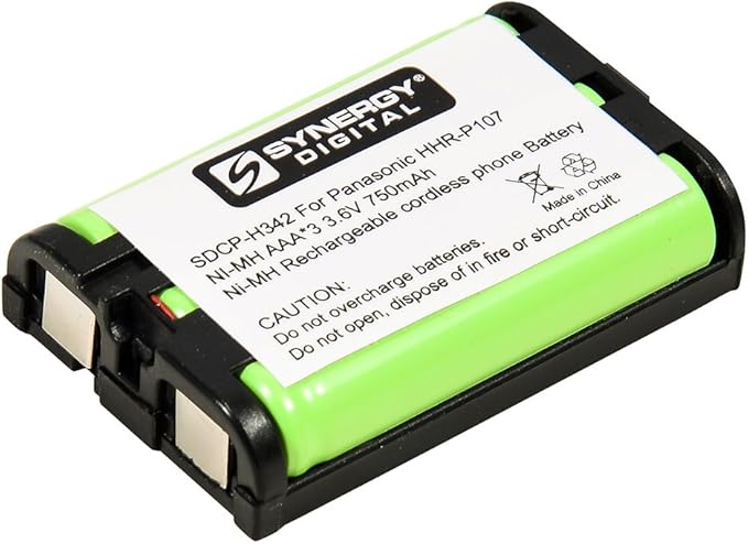 Synergy Digital Cordless Phone Battery, Compatible by Synergy+Digital