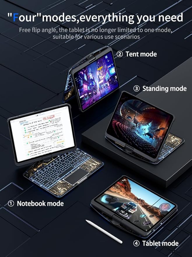 Transparent 360 for iPad keyboard case - Image 3