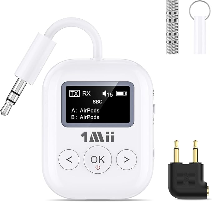 1Mii SafeFly Min+ Bluetooth Transmitter and Receiver, Supports to 2 by 1Mii
