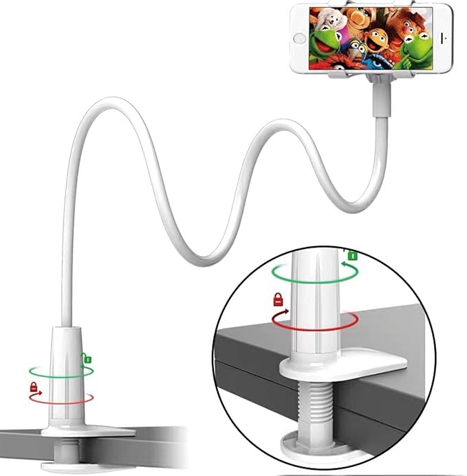 Phone Holder, gooseneck Phone Holder, 360° Rotate Support Rod One-Hand - Image 4
