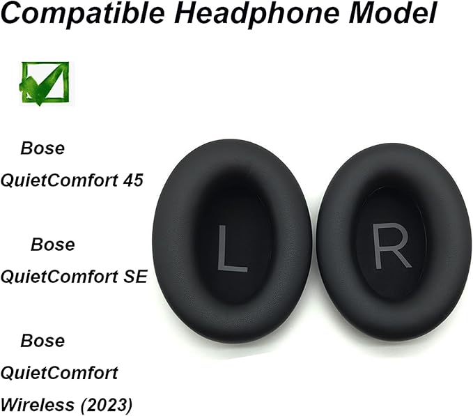 QC45 Earpads Replacement for Bose QuietComfort 45/QuietComfort SE/Quiet Comfort - Image 3