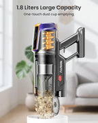 Cordless Vacuum Cleaner, 48KPa/580W/65Mins Vacuum, Self-Standing Vacuum Cleaners - Image 8