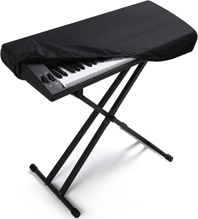 61 Keys Piano Keyboard Dust Cover, Adjustable Electric Piano Keyboard Covers by YNester