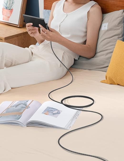 AINOPE Type C Charging Cable Fast Charge 3.1A Right Angle USB C Charger Cable - Image 6