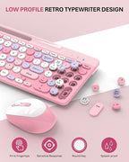 Colorful Wireless Keyboard and Mouse Combo - Image 2