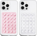 2 Pack Silicone Suction Phone Case Mount, Silicon Adhesive Phone Grip by LvShuLiangPin