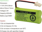 DM221 BT183342/BT283342 2.4V 400mAh Ni-MH Battery Pack, Also Compatible - Image 2