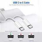 iPhone 16 Charger Fast Charging, iPad USB C Fast Charger & 2Pack 3FT Type C - Image 3