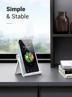 UGREEN Cell Phone Stand for Desk Phone Holder Foldable Portable Adjustable - Image 2