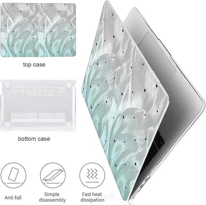 for MacBook Air 13.6 Inch Case 2025 2024 2023 2022 Release Models: M4 A3240 - Image 4