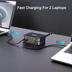 210W USB C Charger, Graaci GaN 5-Port PD3.1 140W 100W PPS Fast Charging Station - Image 5