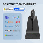 Yealink Wireless DECT Headset WH63 E2, Teams Certified, Single Ear Convertible - Image 4