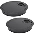 2 Pcs Desk Grommet 2-3/8" / 60 mm, Desk Cord Hole Cover, Cable Grommet Metal by EASYEAH