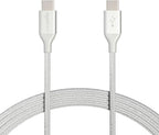 Amazon Basics USB-C to USB-C 2.0 Fast Charger Cable, Nylon Braided Cord by AmazonBasics