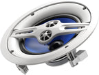 Audio 3-Way Premium in-Ceiling 8" Round Speaker, Dual 1-inch Silk Dome Tweeters - Image 3