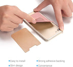 2 Pack Stick On Wallet Sleeve Cell Phone Dual Pocket Card Holder Double Pocket - Image 5