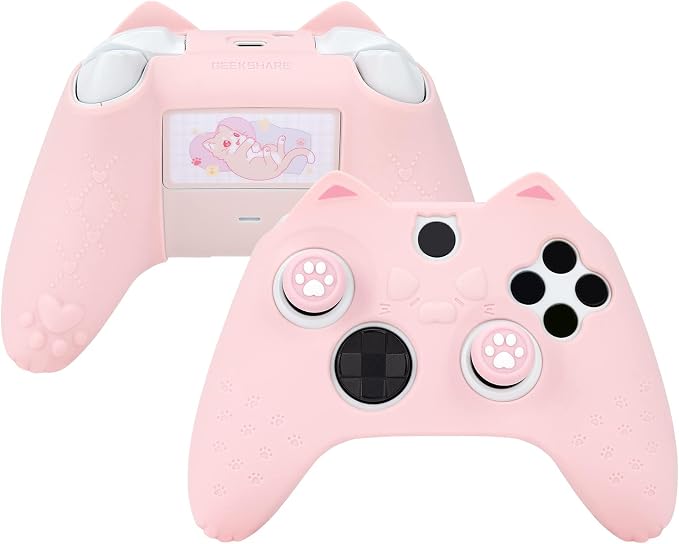 GeekShare Cat Paw Controller Skin Grips Set Anti-Slip Silicone Protective Cover by GEEKSHARE