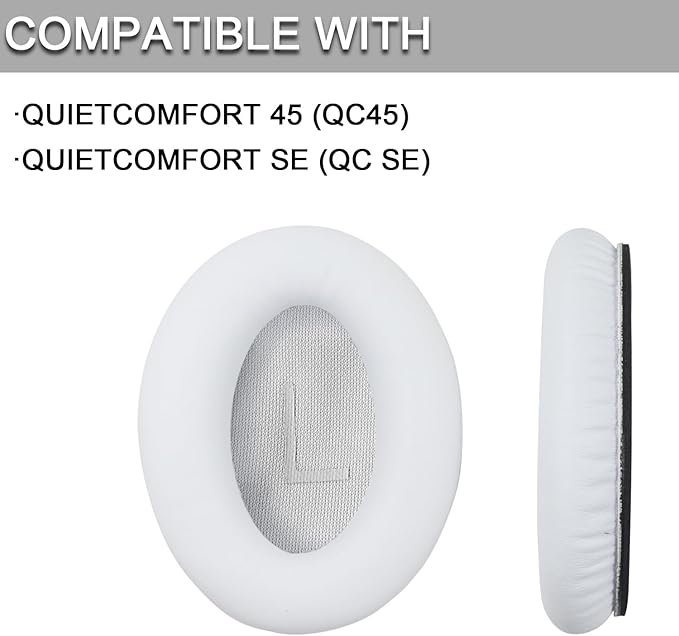 Ear Pads for Bose Quiet Comfort 35 Soft Protein Leather Replacement Earpads Ear - Image 2