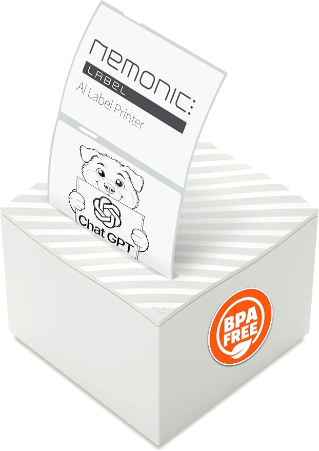 Nemonic AI | Label Printer | Sticky Note | Compatible by MANGOSLAB