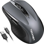 TECKNET Wireless Mouse Rechargeable, 2.4G USB-A Silent Mouse, Quiet Click - Image 8