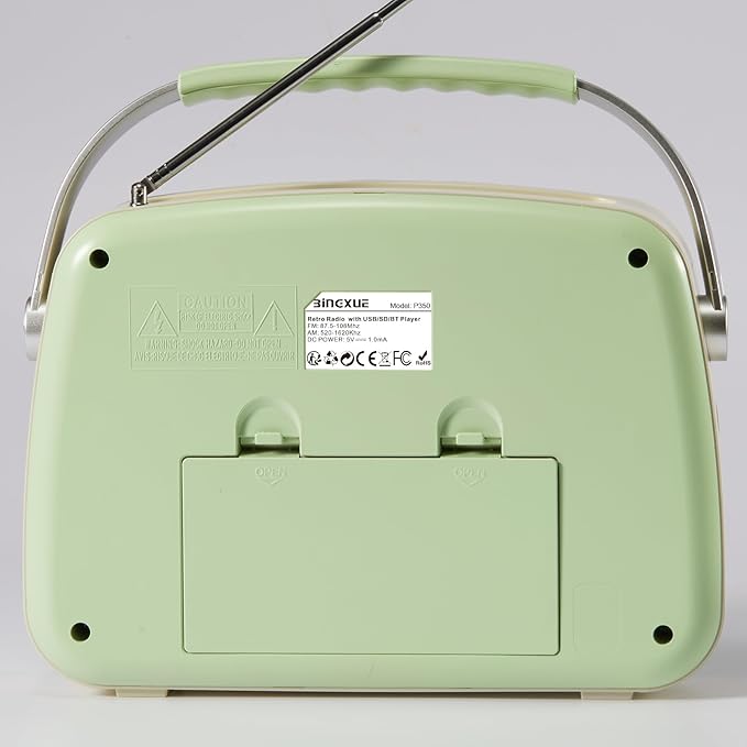 Small Radios Portable AM FM, Vintage Transistor Radio - Image 11