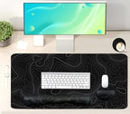 Topographic Large Mouse Pad and Keyboard Wrist Rest, Desk Pad - Image 6