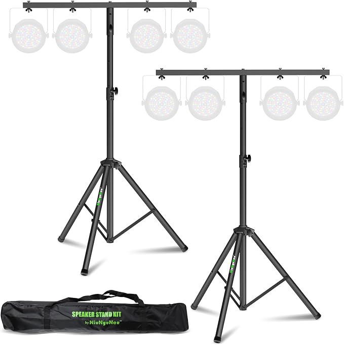 Dj Light Stand Metal T-Bar Stage Stand by NiuNyuNeu